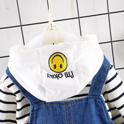 Baby-Overall für Mädchen, süßer Freizeitanzug, 2-tlg