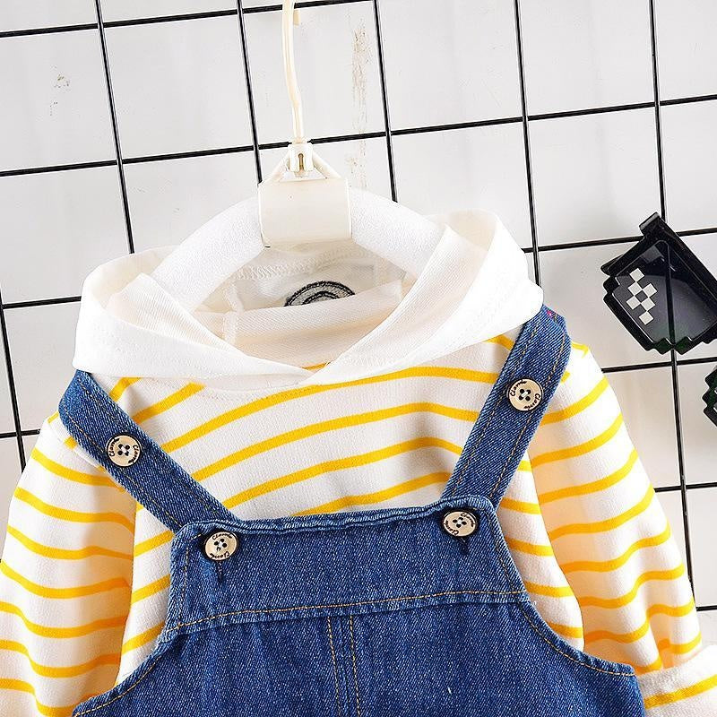 Baby Girl Overalls Cute Casual Suit 2 Pcs