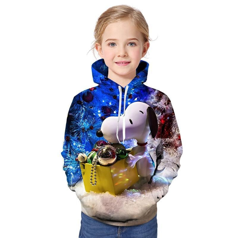 Kid Boy Girl 3D Dog Printed Fashion Hoodie - MomyMall Type1 / 2-3 Years