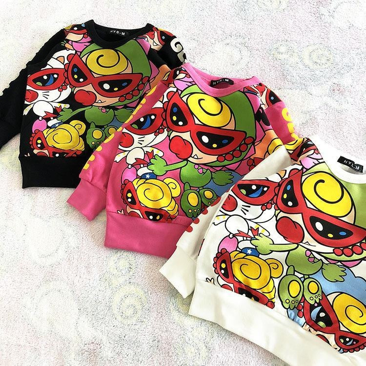 Kids Boy Girl Autumn Winter Spot Doll Shirt 1-8 Years - MomyMall