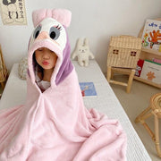 Kids Cartoon Donald Duck Towel Mickey Shawl Pajamas Bathrobe - MomyMall