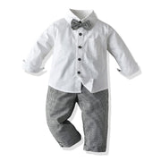 Baby Boy Set Long Sleeve Suspender 2 Pcs suits