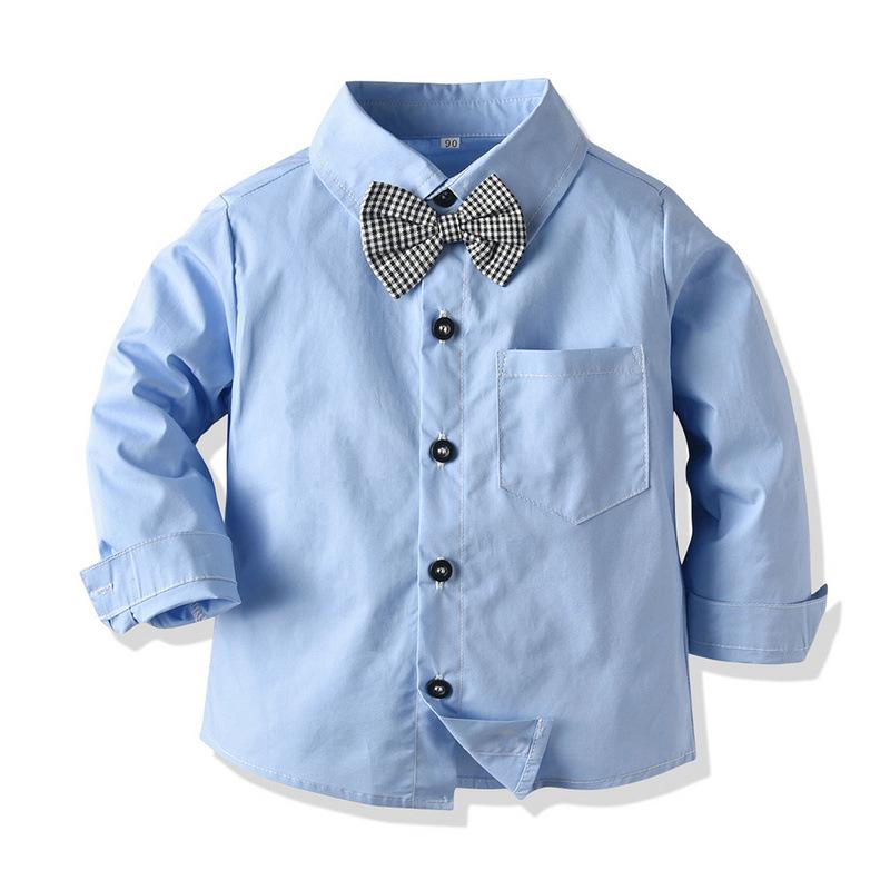 Baby Boy Set Long Sleeve Suspender 2 Pcs suits