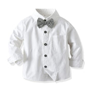 Baby Boy Set Long Sleeve Suspender 2 Pcs suits