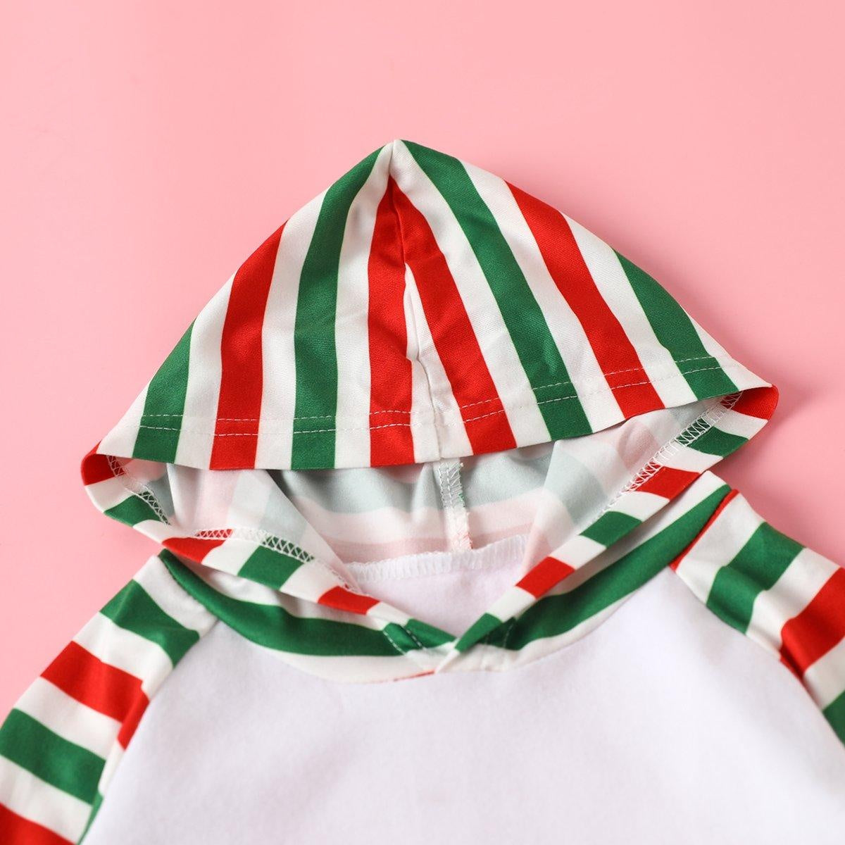 Lovely Santa's Little Helper Printed Baby Jumpsuit