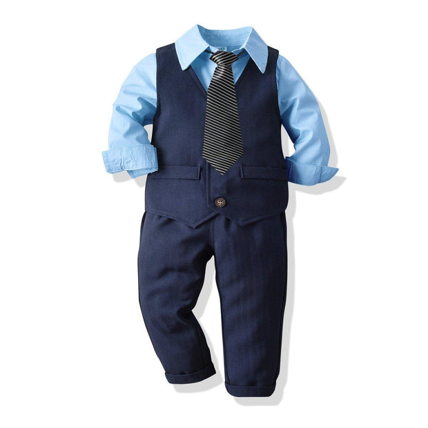 Baby Boy Suits Formal Gentleman 4 Pcs - MomyMall