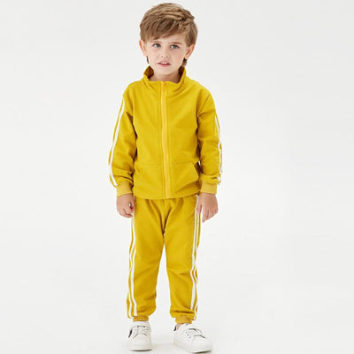 Boy Autumn Long-sleeved Casual Sportswear 2 Pcs Set - MomyMall