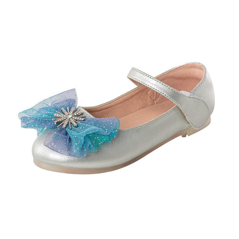 Girl Princess Shoes Bow Knot Small Leather Shoes Soft-soled Single Shoes - MomyMall