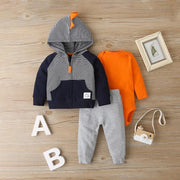 Infant Baby Boy Jumpsuit 3cs Set - MomyMall Type1 / 0-6M