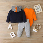 Infant Baby Boy Jumpsuit 3cs Set - MomyMall