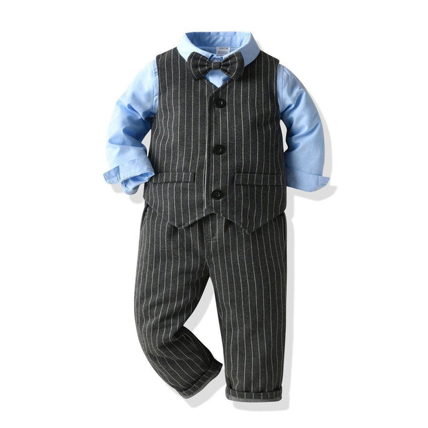 Baby Boy Suits Host Banquet 2 Pcs Formal Set - MomyMall Blue / 6-12 Months