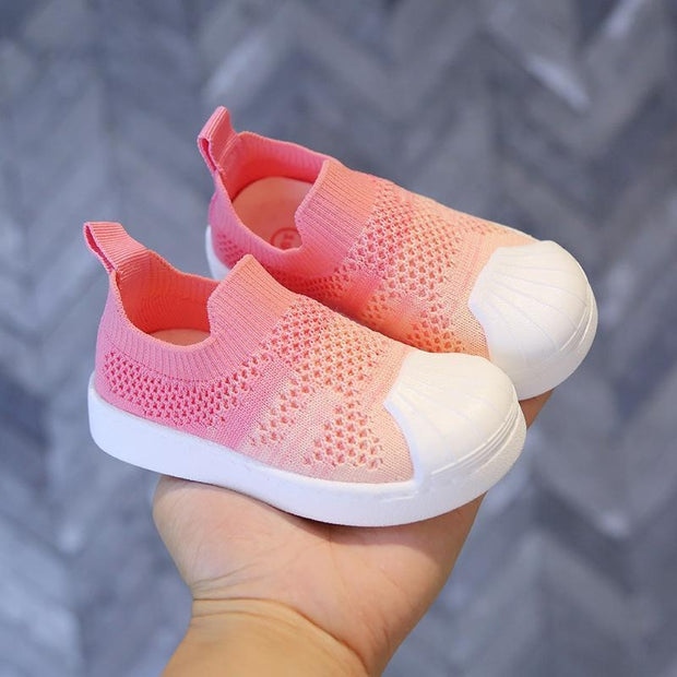 Boys and Girls with Soft Soles and Breathable Flying Shoes - MomyMall Pink / US5.5/EU21/UK4.5Toddle