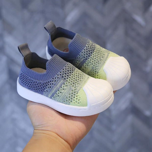 Boys and Girls with Soft Soles and Breathable Flying Shoes - MomyMall Green / US5.5/EU21/UK4.5Toddle