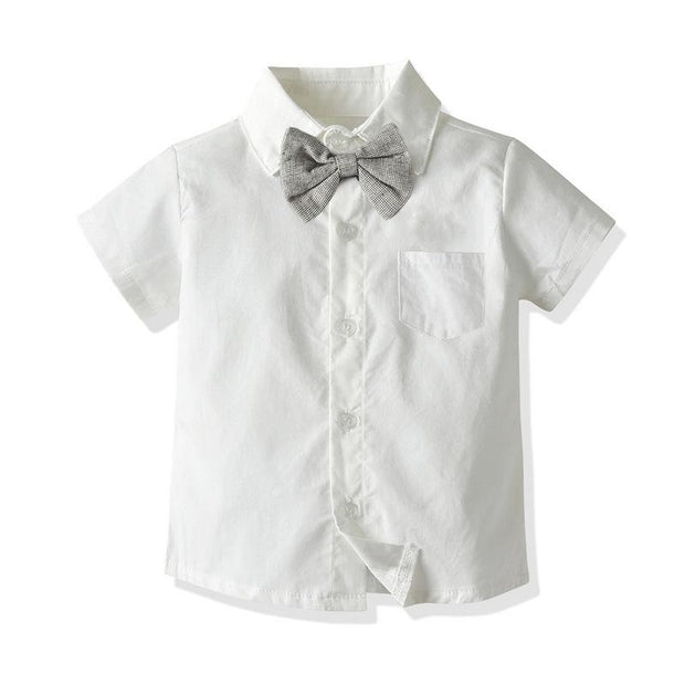 Shirt Strap Shorts Baby Boy 3 Pcs Set Suits