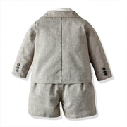 Shirt Strap Shorts Baby Boy 3 Pcs Set Suits