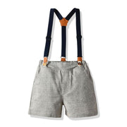 Shirt Strap Shorts Baby Boy 3 Pcs Set Suits