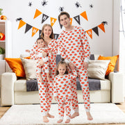 Family Matching Halloween Pajamas Mommy Father Daughter Son Dog - MomyMall White / Mommy S