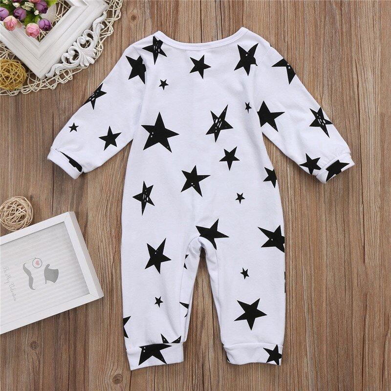 Lovely Stars Printed Baby Jumpsuit - MomyMall