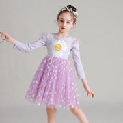 Girl Skirts Korean Gauze Sunflower Dresses 3-10 Years - MomyMall