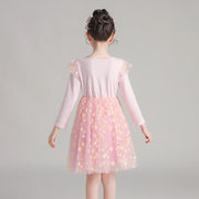 Girl Skirts Korean Gauze Sunflower Dresses 3-10 Years - MomyMall