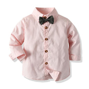 Baby Boy Long-sleeved Set 3 Pcs Formal Set - MomyMall