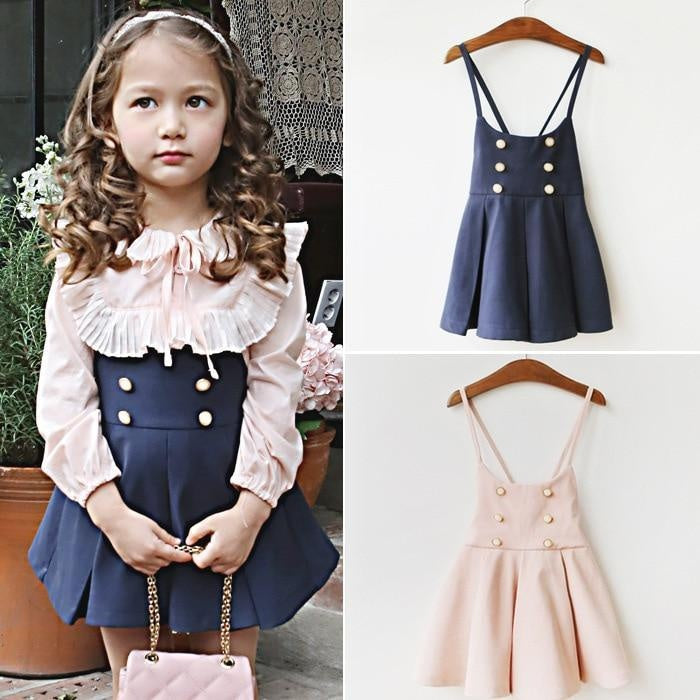 Girls Elegant Princess Lace Dress 2 Pcs Set - MomyMall