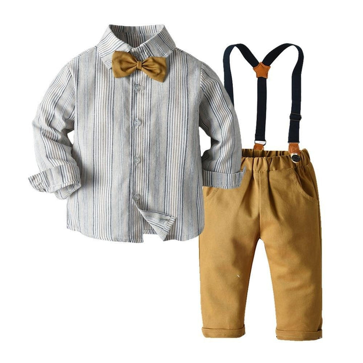 Striped Baby Boy Set 2 Pcs Formal Suits - MomyMall