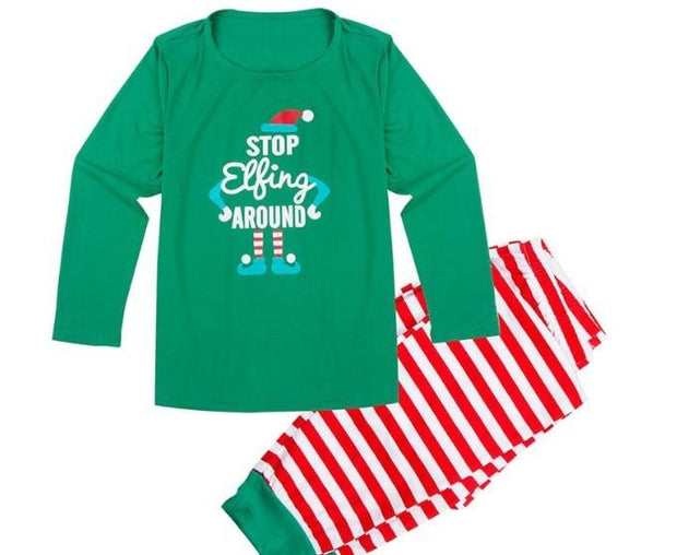 Christmas Family Pajamas Adult Kids Baby Romper Sleepwear - MomyMall