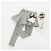 Girls Cotton Leggings Skirt-pants Slim Trousers - MomyMall Style6 / 90cm:1-2years