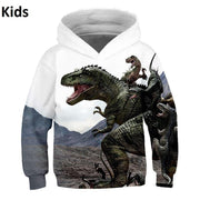 Kids Jurassic Park Dinosaur 3D Print Hoodie Sweatshirts 9M-8T - MomyMall