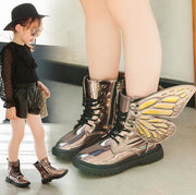 Children Shoes New Winter PU Leather Waterproof Martin Boots - MomyMall