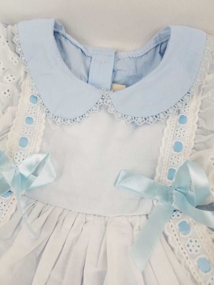 Toddler Kids Baby Girl Peter Pan Collar Lolita Little Girl Dresses 1-7 Years - MomyMall