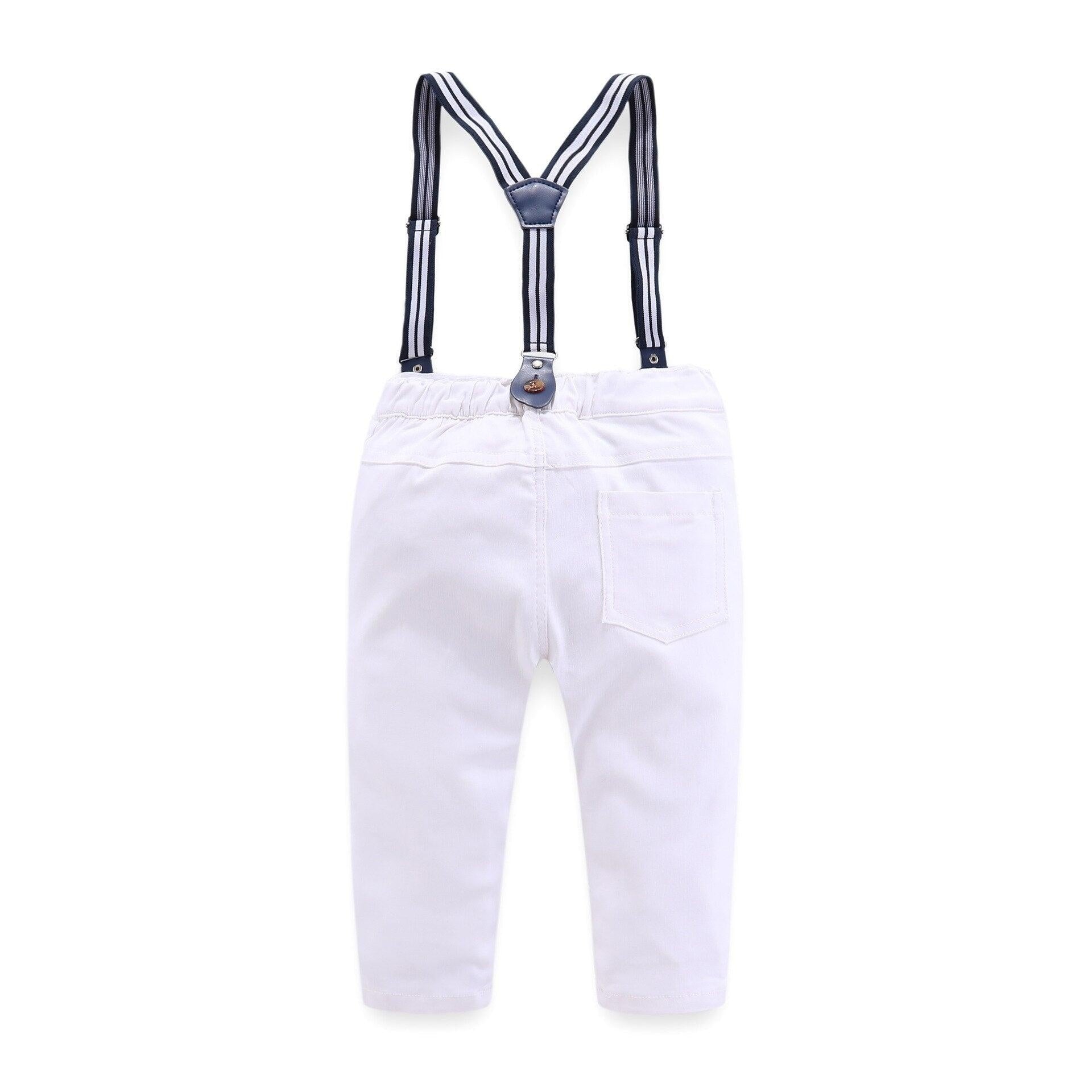 Boy Clothing Gentleman Straps Costume 2 Pcs Suits - MomyMall