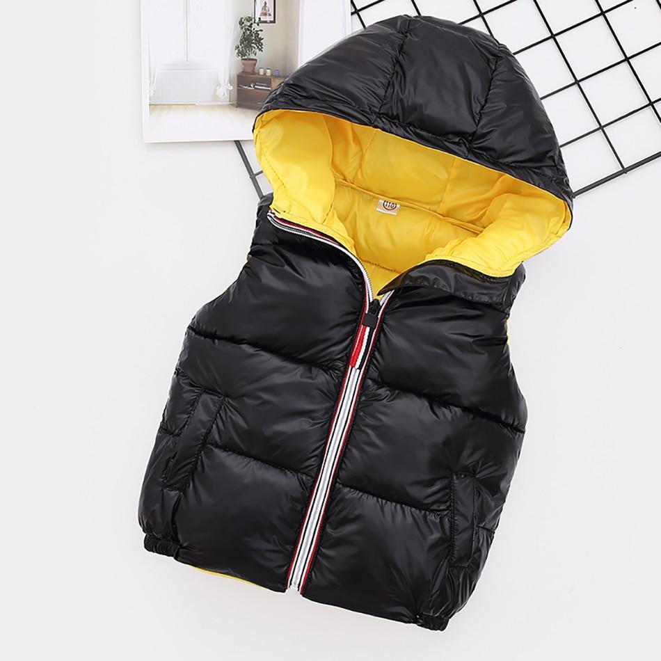 Autumn Winter Baby Boys Girl Down Vest Warm Coat