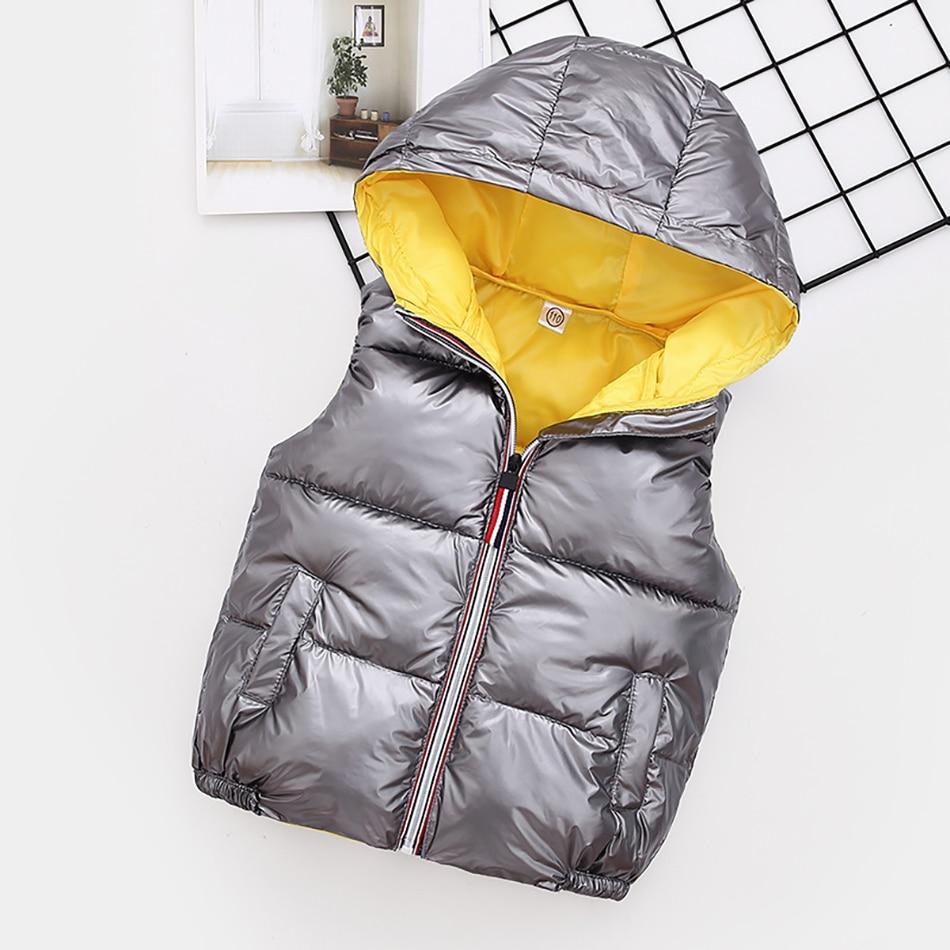 Autumn Winter Baby Boys Girl Down Vest Warm Coat