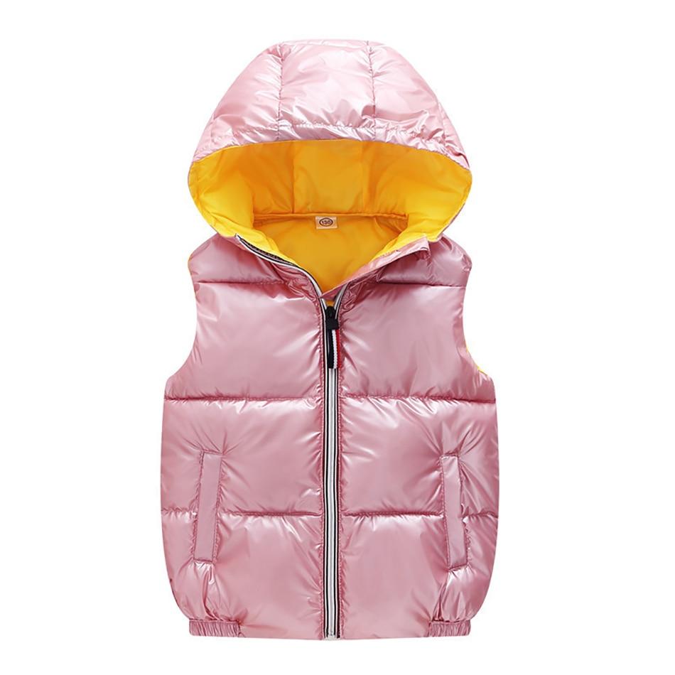 Autumn Winter Baby Boys Girl Down Vest Warm Coat