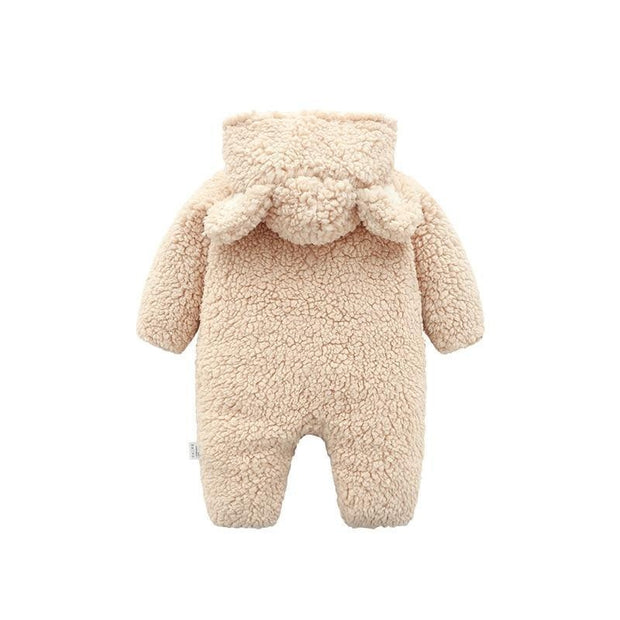 Newborn Baby Romper Trendy Bear Design Long-sleeve Jumpsuit for Baby 0-18 M - MomyMall