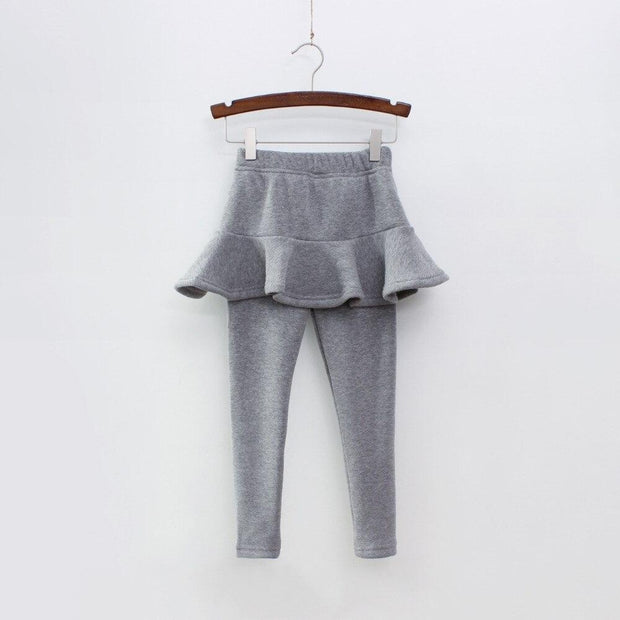 Spring Autumn Pure Color Girls Pants Kids Leggings