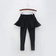Spring Autumn Pure Color Girls Pants Kids Leggings