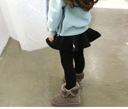 Spring Autumn Pure Color Girls Pants Kids Leggings