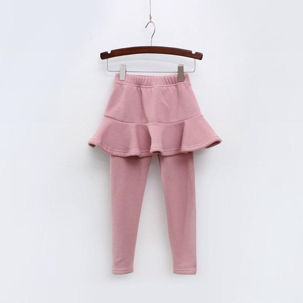 Spring Autumn Pure Color Girls Pants Kids Leggings