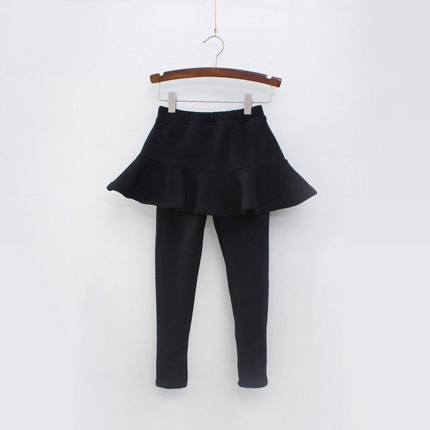 Spring Autumn Pure Color Girls Pants Kids Leggings