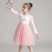 Girl Skirts Korean Gauze Sunflower Dresses 3-10 Years - MomyMall