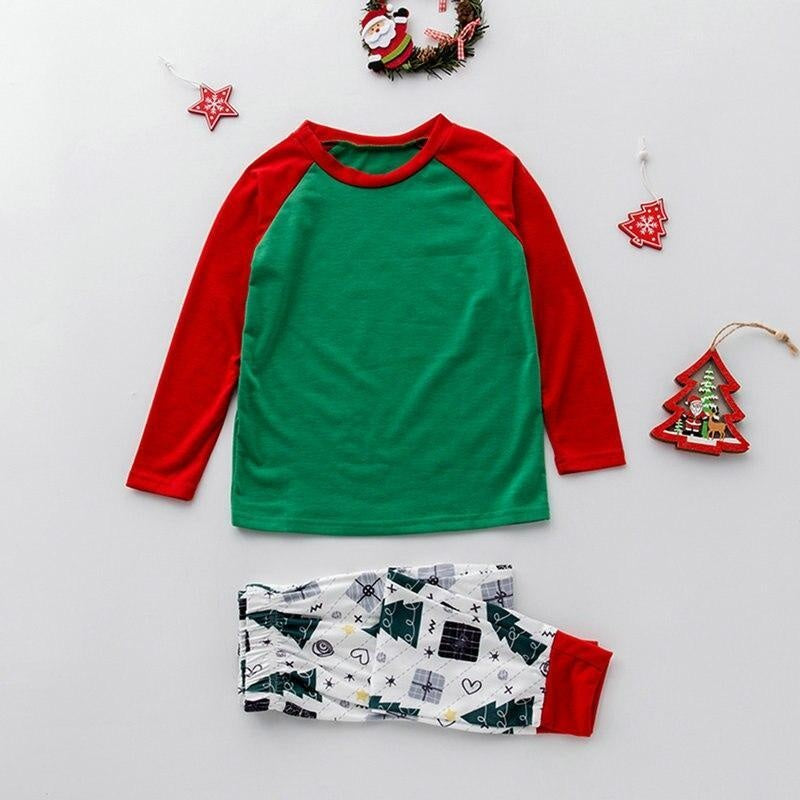 Christmas Family Matching Pajamas Parent-child Sleepwear Outfits