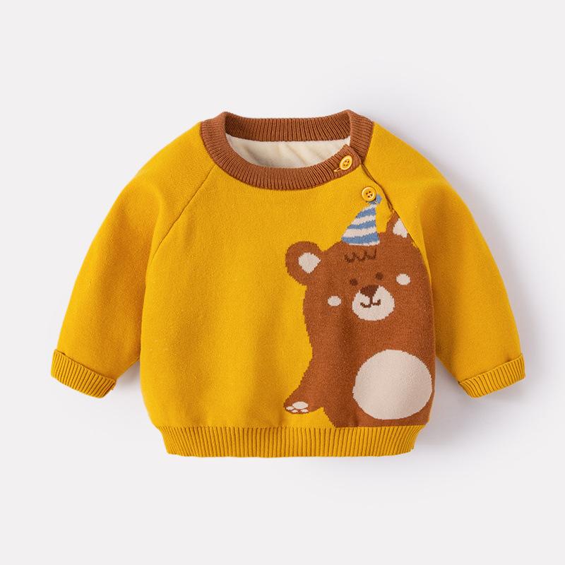 Baby Winter Knitwear Cotton Long Sleeved Sweater