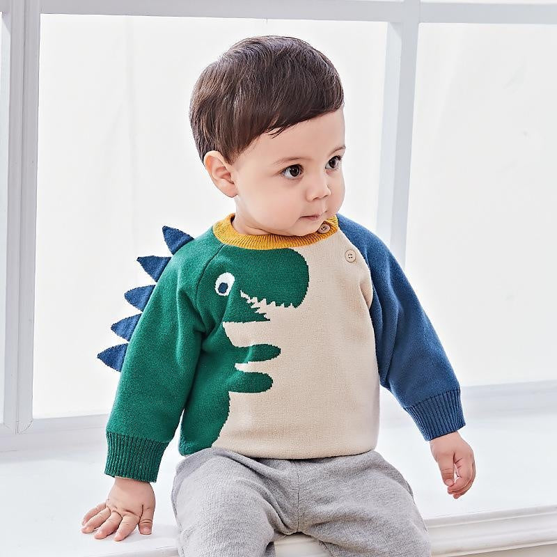 Baby Winter Knitwear Cotton Long Sleeved Sweater