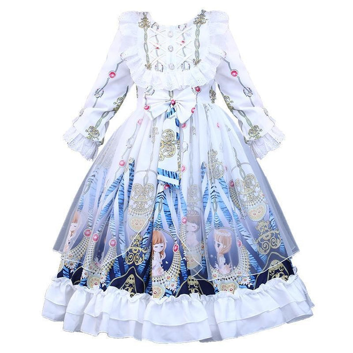 Original Design Kid Girl Princess Skirt Lolita Dress 4-14 Years - MomyMall