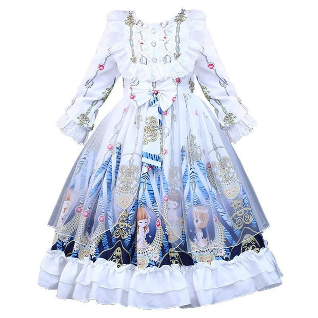 Original Design Kid Girl Princess Skirt Lolita Dress 4-14 Years - MomyMall