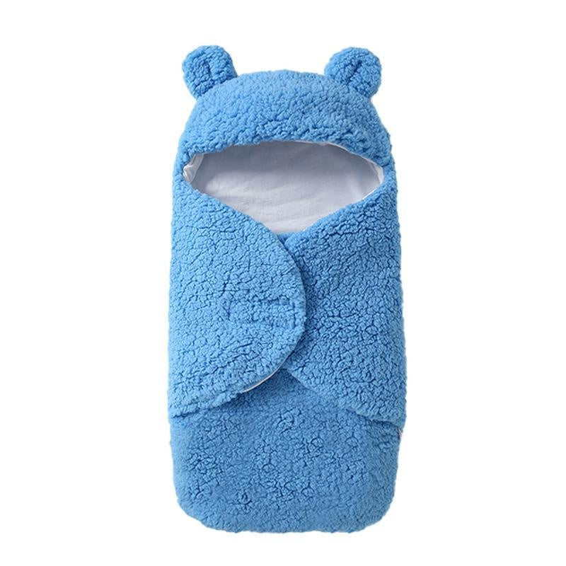 Baby Quilt Towel Cashmere Cotton Thickened Warm Sleeping Bag - MomyMall