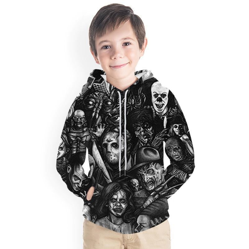 Kid Boy Girl 3D US Flag Print Fashion Hoodie - MomyMall Type2 / 2-3 Years